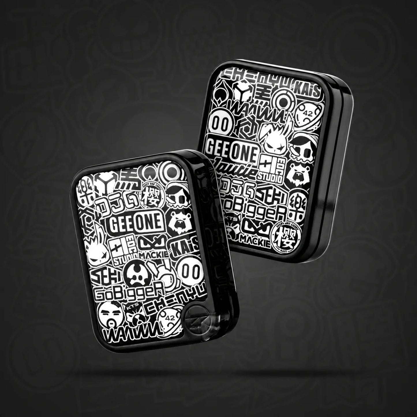 EDC Logo Crystal Tag Display Token for Desk Play and Collection product view 3