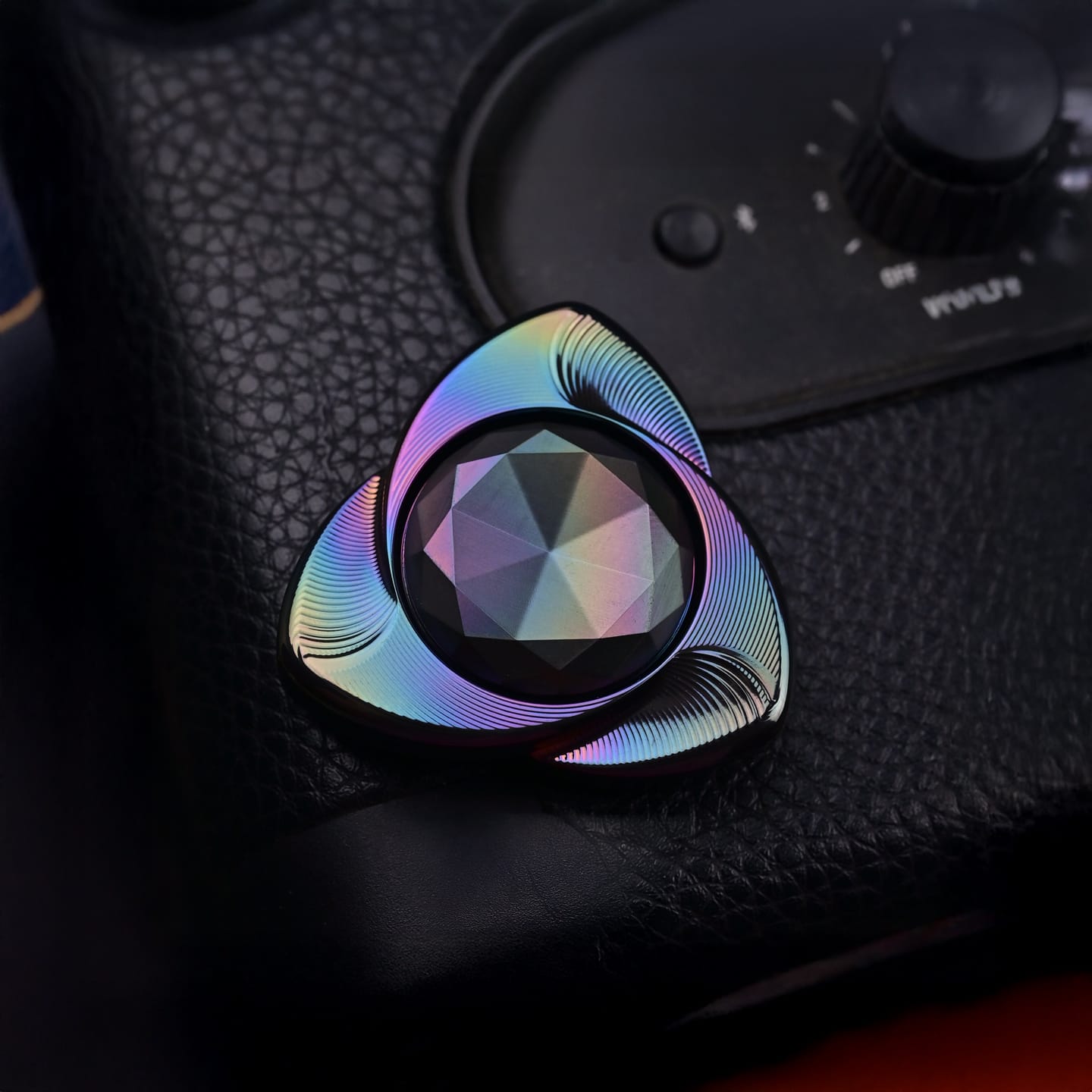 Fidget Spinner EDC – Kinetics Rose | Titanium Zirconium Copper Stainless Steel Precision Spinner