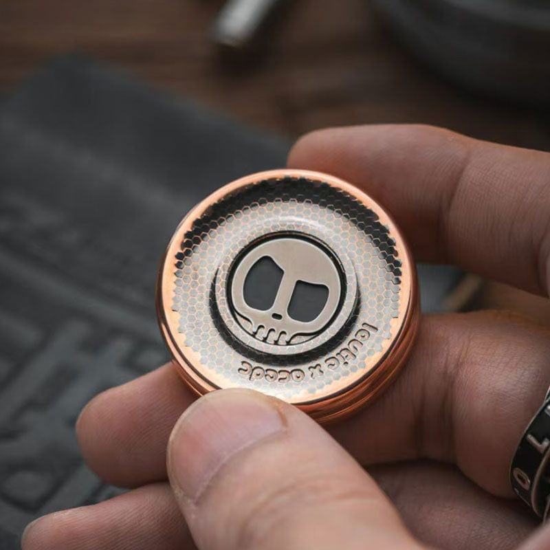 Tactile Coin – LAUTIE Devil's Milk Cap | Zircuti Copper Superconductor Haptic EDC