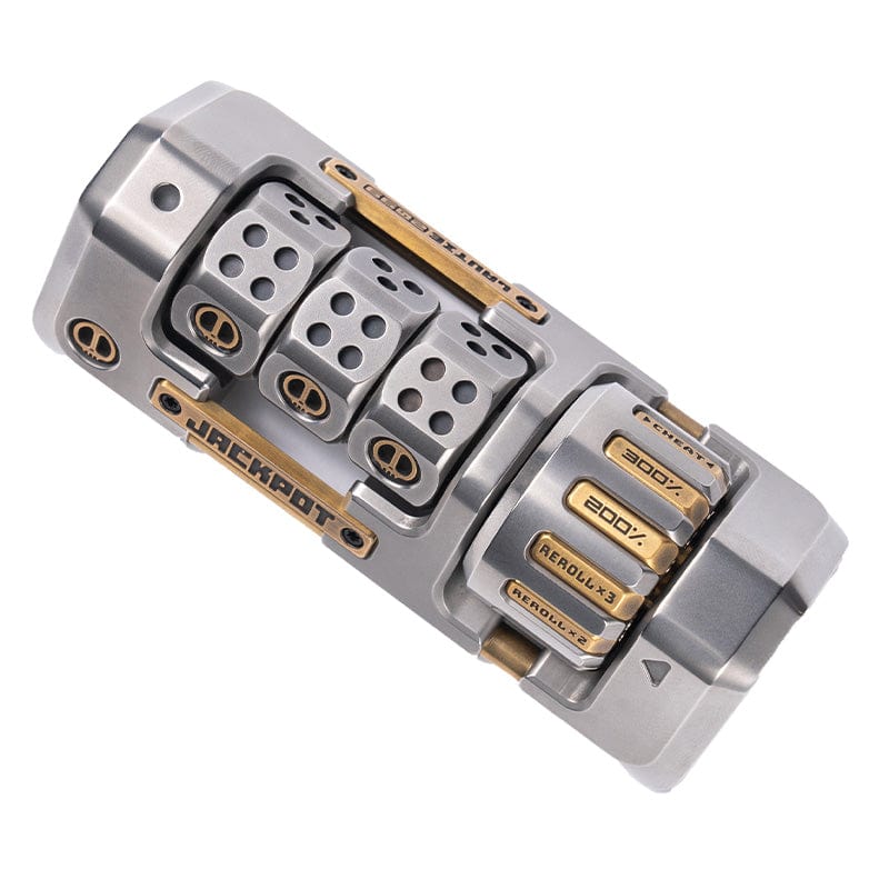 Mechanical Slider – LAUTIE JACKPOT 2.0 | Stainless Steel Zirconium Brass EDC Push Slider