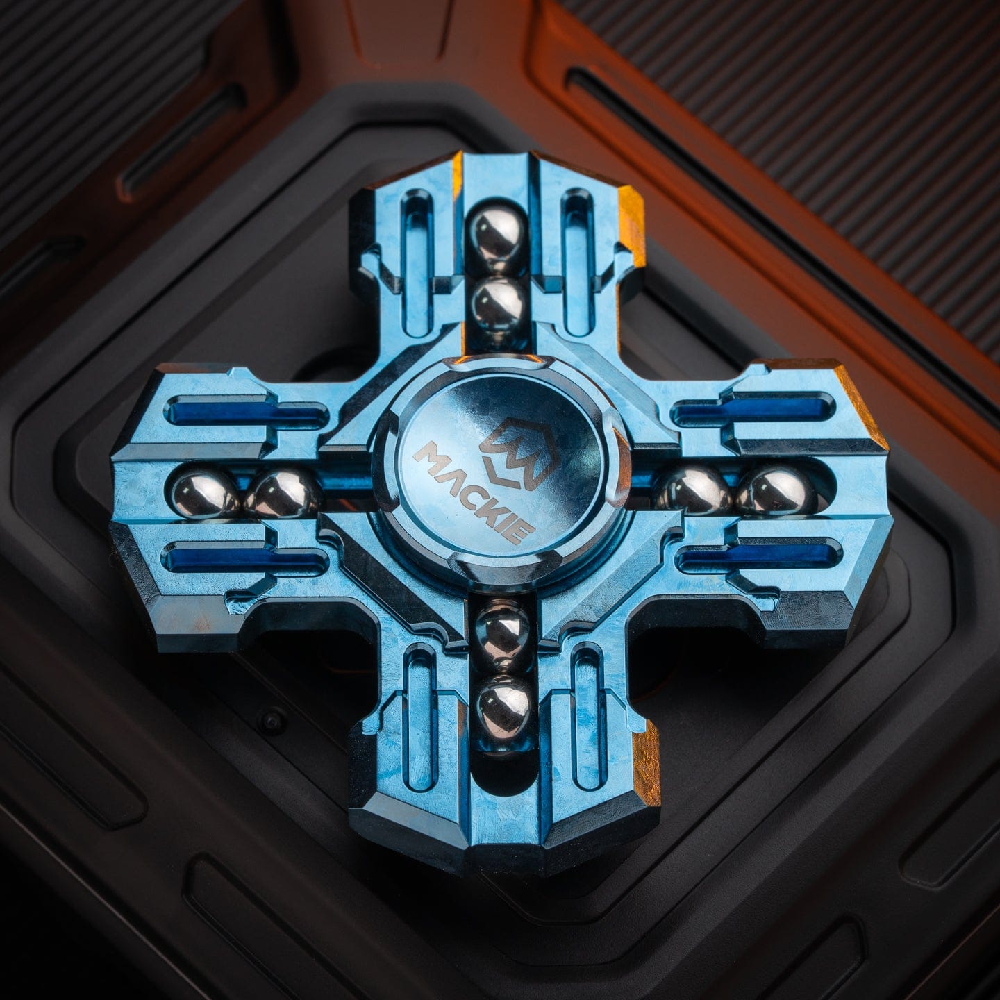 Gyroscope Toy – MACKIE Paladin | Titanium Zirconium Mokuti Zircuti EDC Fidget Spinner