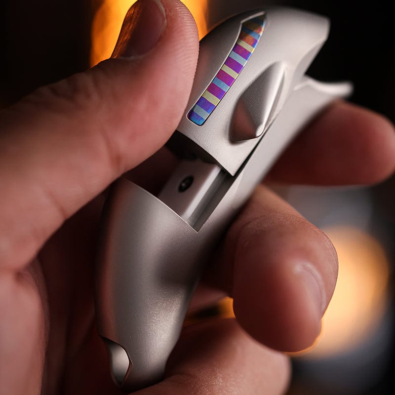 Push Slider – Rogue Dolphin | Stainless Steel Zirconium EDC Fidget Slider
