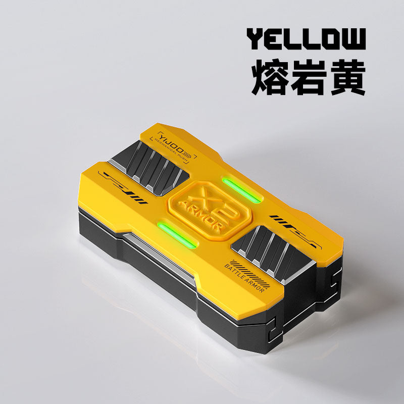 YIJOO Battle Armor X2 Mechanical Fidget Slider — Lava Yellow