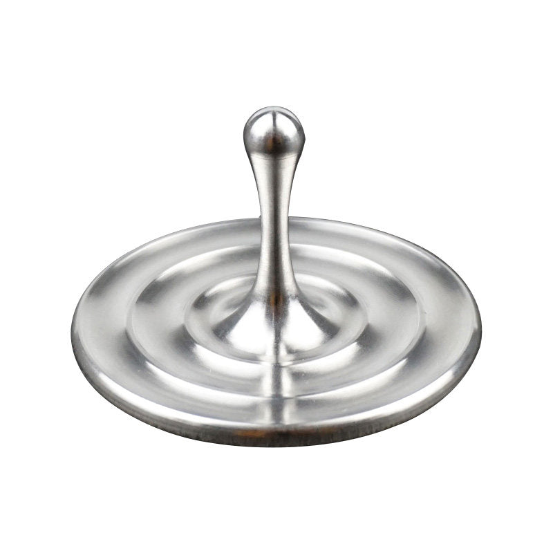 Water-drop spinning top on a white background