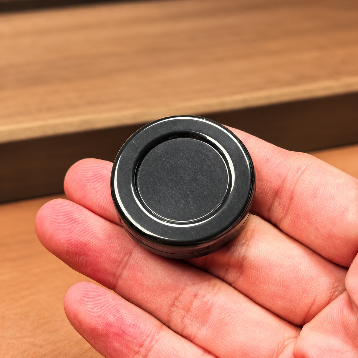 ACEdc Mechanical Milk Cap 3.0 Plain-Face Zirconium-Alloy Fidget Coin — product overview