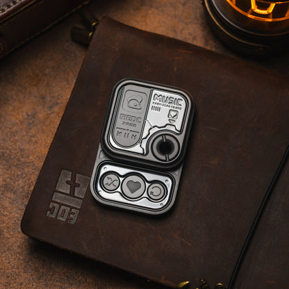 Hand Spinner – 01EDC CD Player Cube | Zirconium Titanium Stainless Steel EDC Fidget