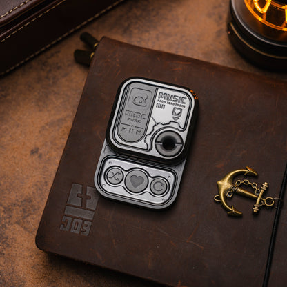 Hand Spinner – 01EDC CD Player Cube | Zirconium Titanium Stainless Steel EDC Fidget