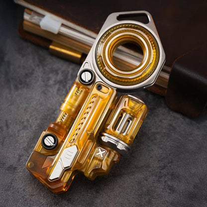 Fidget Slider EDC – 01EDC Time Knight 3.0 | Stainless Steel Titanium Zirconium PEI Push Slider