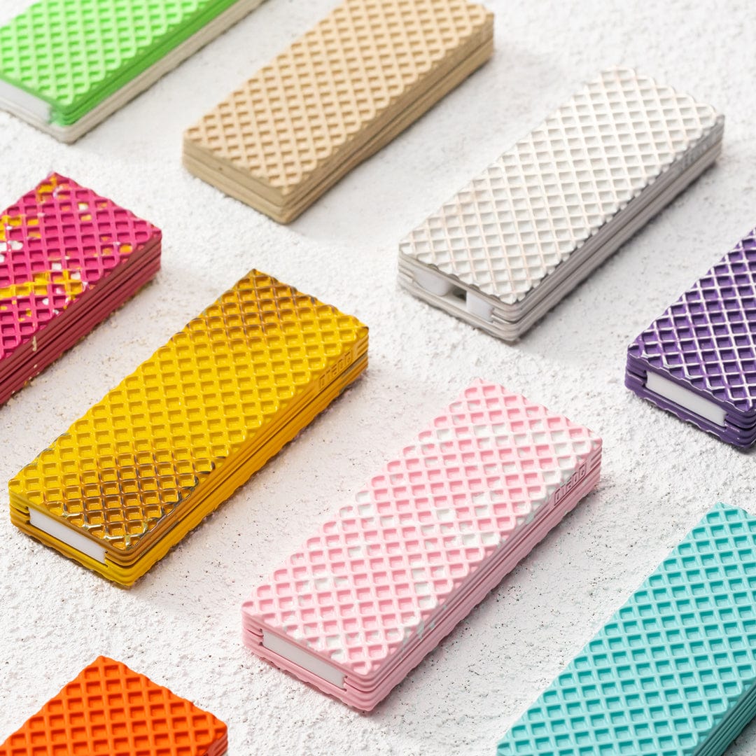 Fidget Slider EDC – 01EDC Wafer Biscuit | PEI Titanium Stainless Steel Ceramic Coating Push Slider
