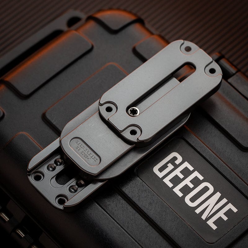 Fidget Slider EDC – 01EDC 01 Slider | Titanium Zirconium PEEK Push Slider Mechanical Magnetic