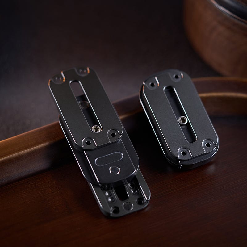 Fidget Slider EDC – 01EDC 01 Slider | Titanium Zirconium PEEK Push Slider Mechanical Magnetic