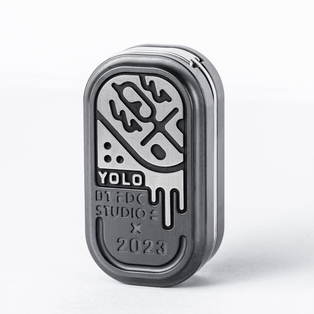 Fidget Slider EDC – 01EDC 01 Slider | Titanium Zirconium PEEK Push Slider Mechanical Magnetic