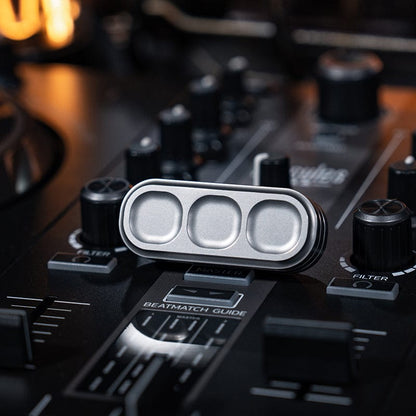 Push Slider – 01EDC Pea Slider | Stainless Steel Stonewashed Polished EDC Fidget