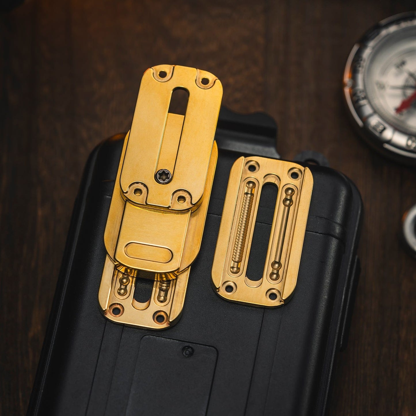 Fidget Slider EDC – 01EDC 01 Slider | Titanium Zirconium PEEK Push Slider Mechanical Magnetic