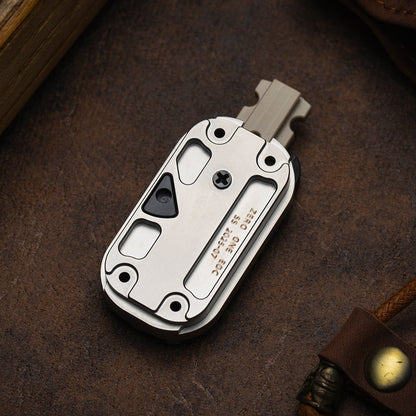 Fidget Slider EDC – 01EDC 01 Slider | Titanium Zirconium PEEK Push Slider Mechanical Magnetic