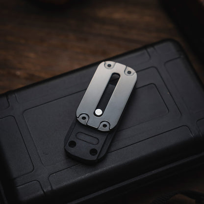 Fidget Slider EDC – 01EDC 01 Slider | Titanium Zirconium PEEK Push Slider Mechanical Magnetic