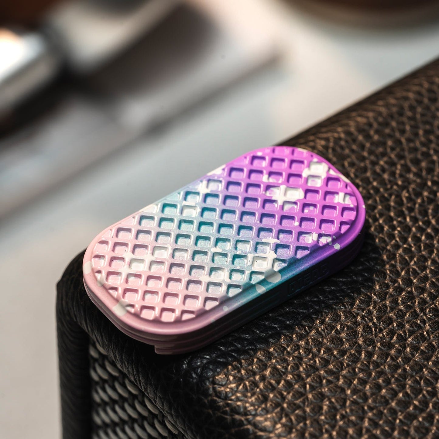 Fidget Slider EDC – 01EDC 01 Slider | Titanium Zirconium PEEK Push Slider Mechanical Magnetic