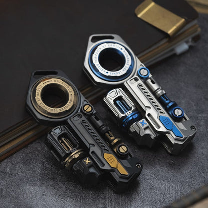 Fidget Slider EDC – 01EDC Time Knight 3.0 | Stainless Steel Titanium Zirconium PEI Push Slider