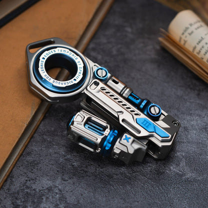 Fidget Slider EDC – 01EDC Time Knight 3.0 | Stainless Steel Titanium Zirconium PEI Push Slider