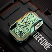 Ice crystal Titanium-green