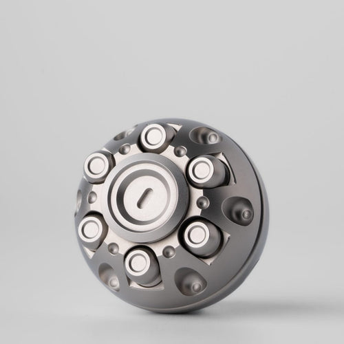 Spinning Top – 42COSMO Death Star | Zirconium Titanium Mokuti EDC Fidget Spinner