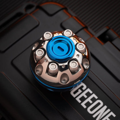 Spinning Top – 42COSMO Death Star | Zirconium Titanium Mokuti EDC Fidget Spinner