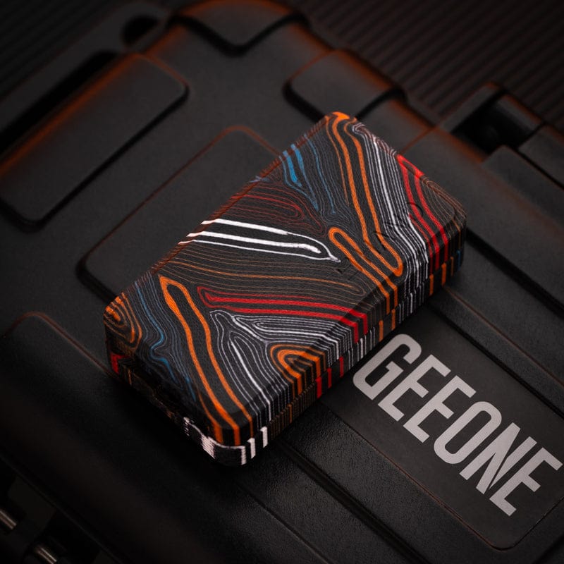 Push Slider – 9Hand Ding Ding | G10 PMMA PEEK Zirconium Multi-Material EDC Slider