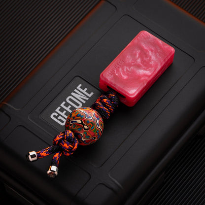 Push Slider – 9Hand Ding Ding | G10 PMMA PEEK Zirconium Multi-Material EDC Slider