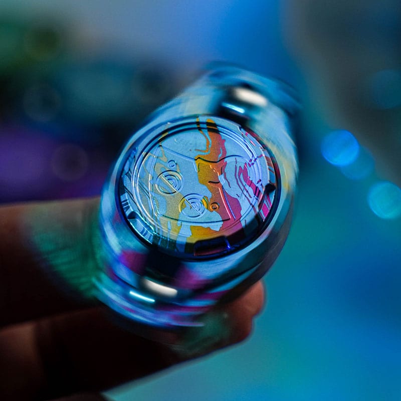 Precision Spinner – Manta Ray 2.0 | Stainless Steel Zirconium Mokuti Zircuti Superconductor EDC