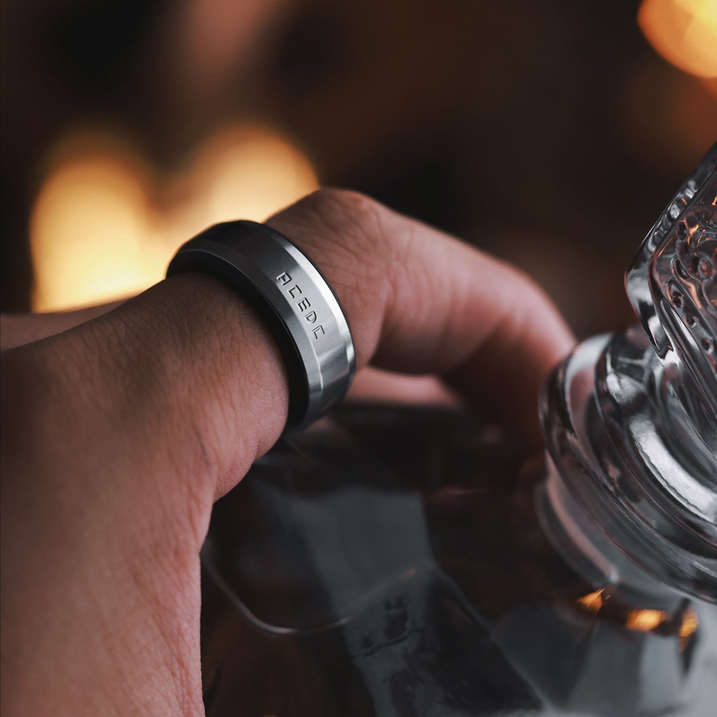 Precision EDC Ring – ACEdc Mechanical Ring 3.0 Zero | Zirconium Titanium Mokuti Zircuti