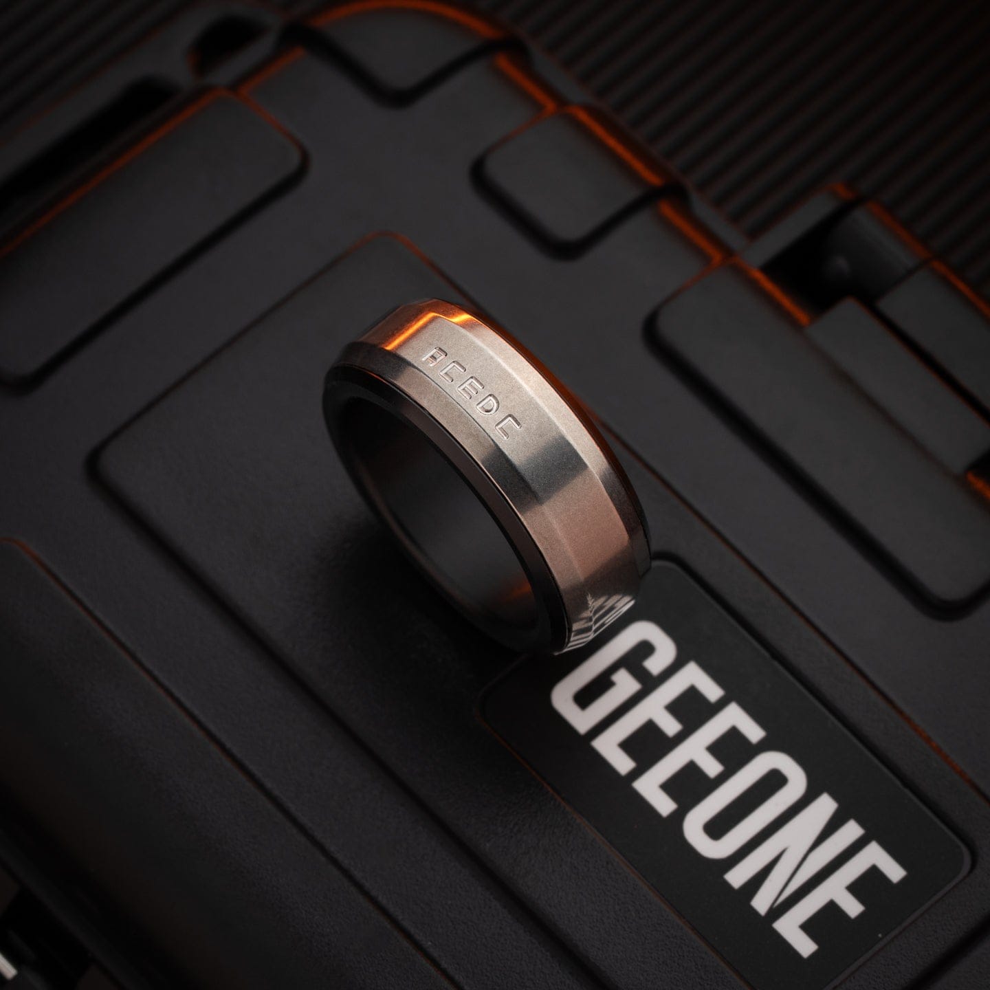 Precision EDC Ring – ACEdc Mechanical Ring 3.0 Zero | Zirconium Titanium Mokuti Zircuti