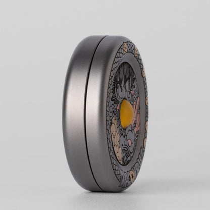 Tactile Coin – ACEdc Noise-Milk Cap | Stainless Steel Titanium Zirconium Haptic EDC