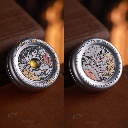 Tactile Coin – ACEdc Noise-Milk Cap | Stainless Steel Titanium Zirconium Haptic EDC