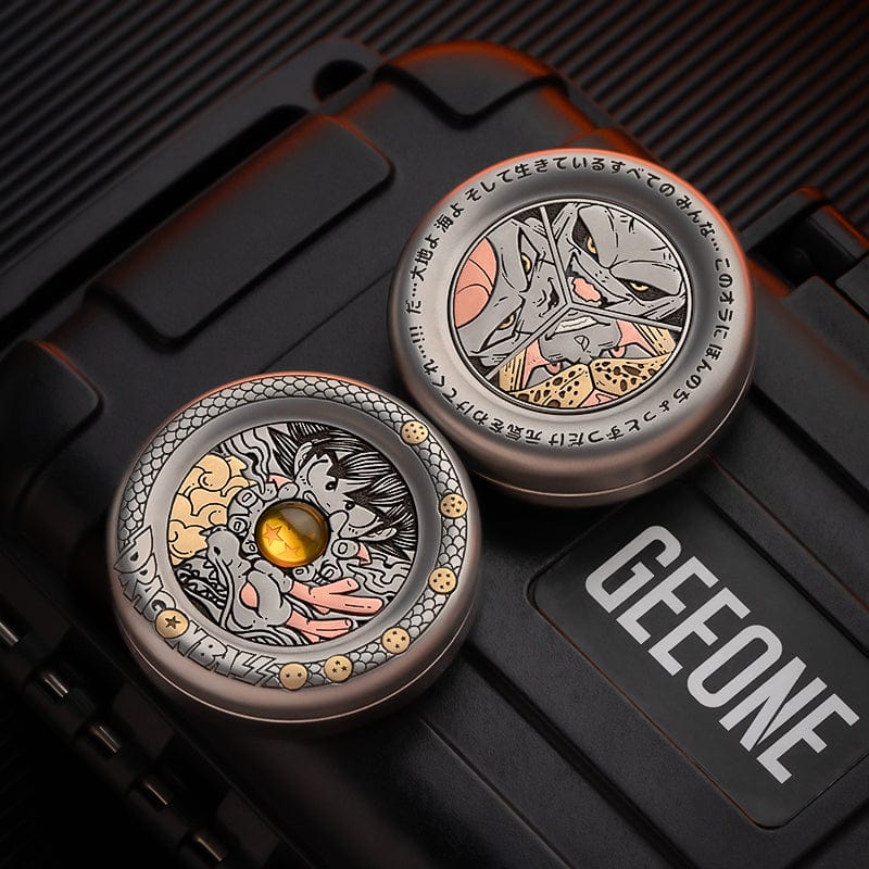 Tactile Coin – ACEdc Noise-Milk Cap | Stainless Steel Titanium Zirconium Haptic EDC