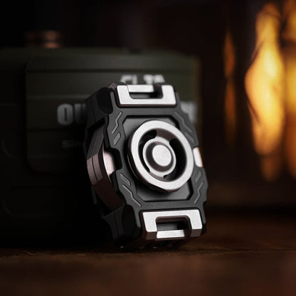 Fidget Slider – ACEdc Thunder | Stainless Steel Titanium Zirconium Push Slider EDC