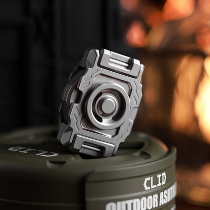 Fidget Slider – ACEdc Thunder | Stainless Steel Titanium Zirconium Push Slider EDC
