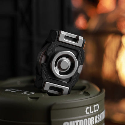 Fidget Slider – ACEdc Thunder | Stainless Steel Titanium Zirconium Push Slider EDC
