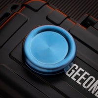 Brushed titanium blue