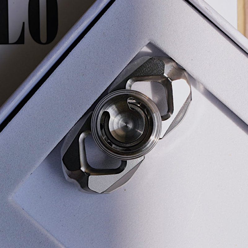 Precision Spinner – YOLO Studio Mini G | Stainless Steel Titanium Zirconium EDC Fidget Gyro