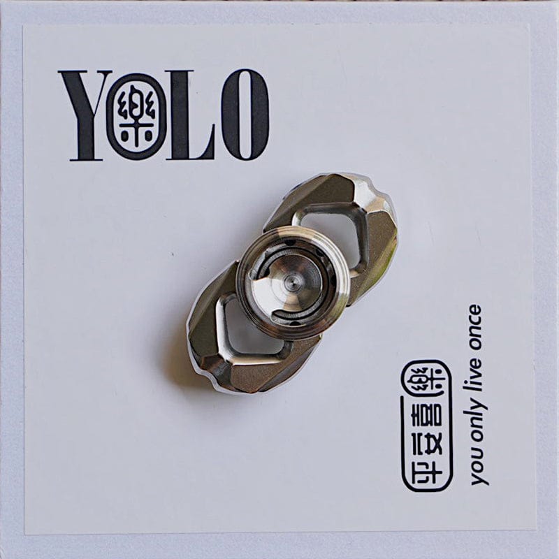 Precision Spinner – YOLO Studio Mini G | Stainless Steel Titanium Zirconium EDC Fidget Gyro