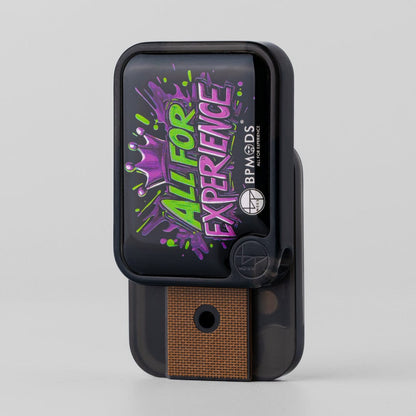 Push Slider – BPMods Crystal Slider | PMMA Copper Titanium EDC Fidget