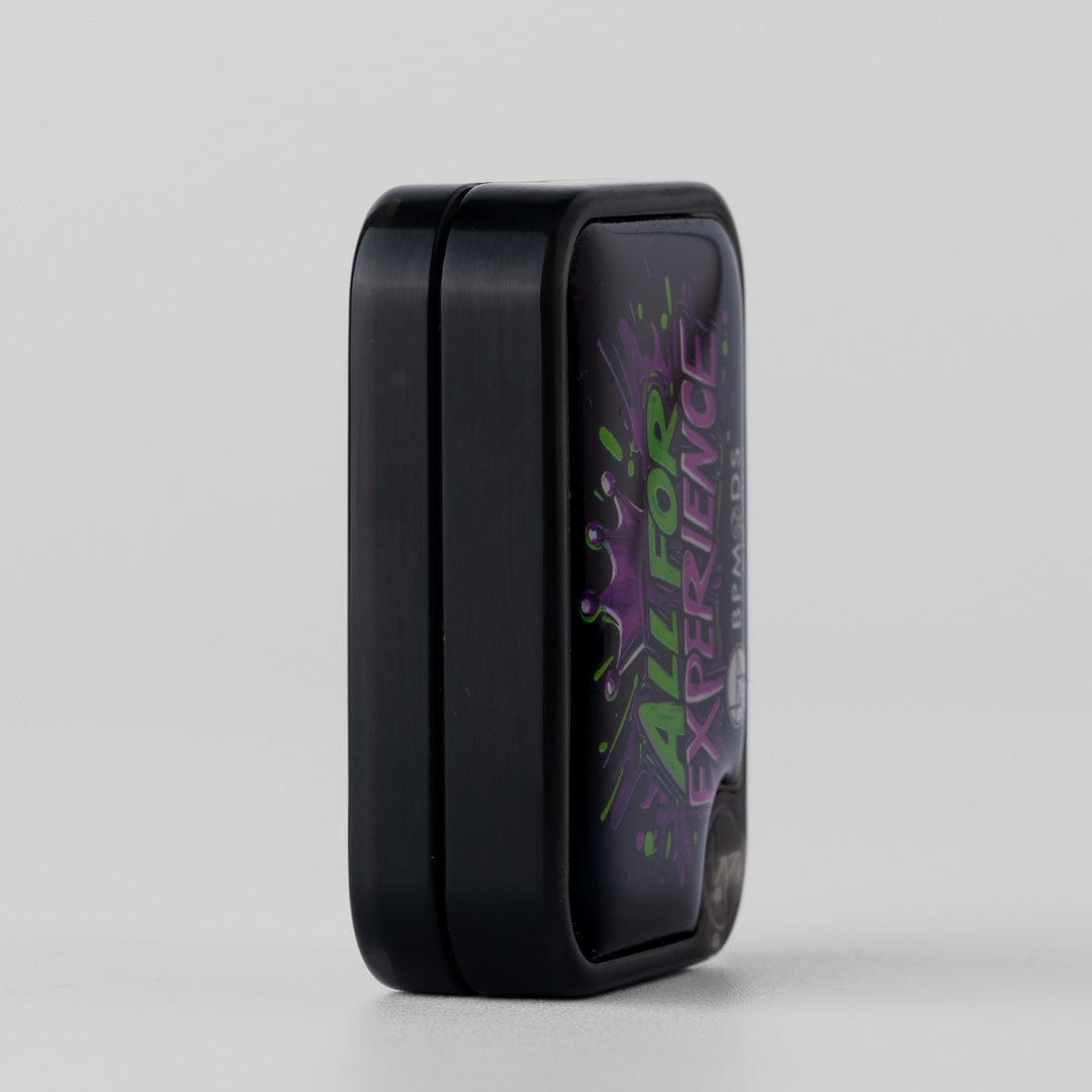 Push Slider – BPMods Crystal Slider | PMMA Copper Titanium EDC Fidget