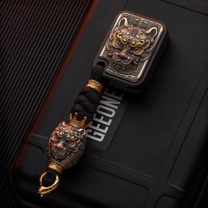 Push Slider – BPMods Crystal Slider | PMMA Copper Titanium EDC Fidget