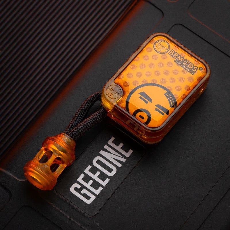Push Slider – BPMods Crystal Slider | PMMA Copper Titanium EDC Fidget