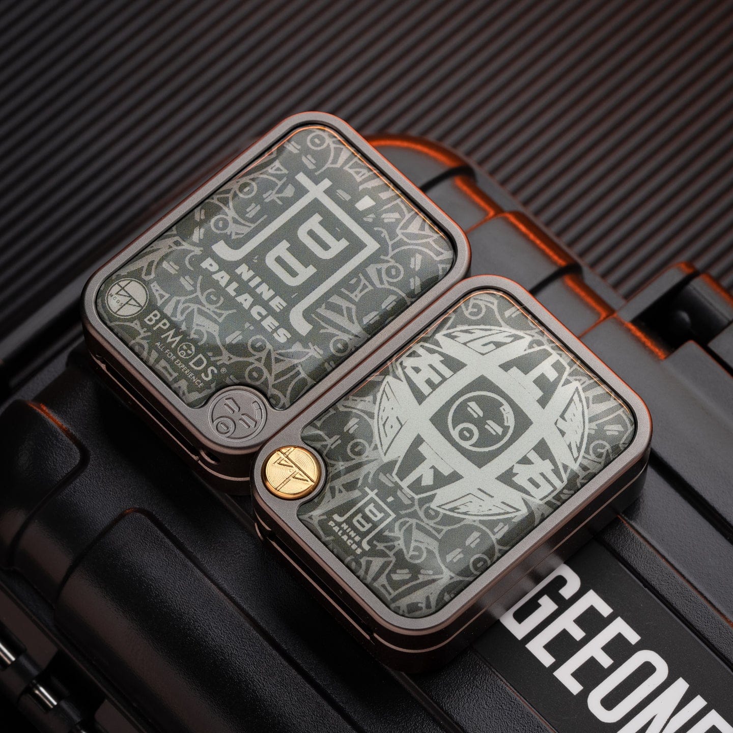 Mechanical Slider – BPMods Nine-grid | Stainless Steel Zirconium Titanium PEI EDC Push Slider
