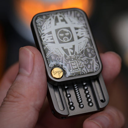 Mechanical Slider – BPMods Nine-grid | Stainless Steel Zirconium Titanium PEI EDC Push Slider