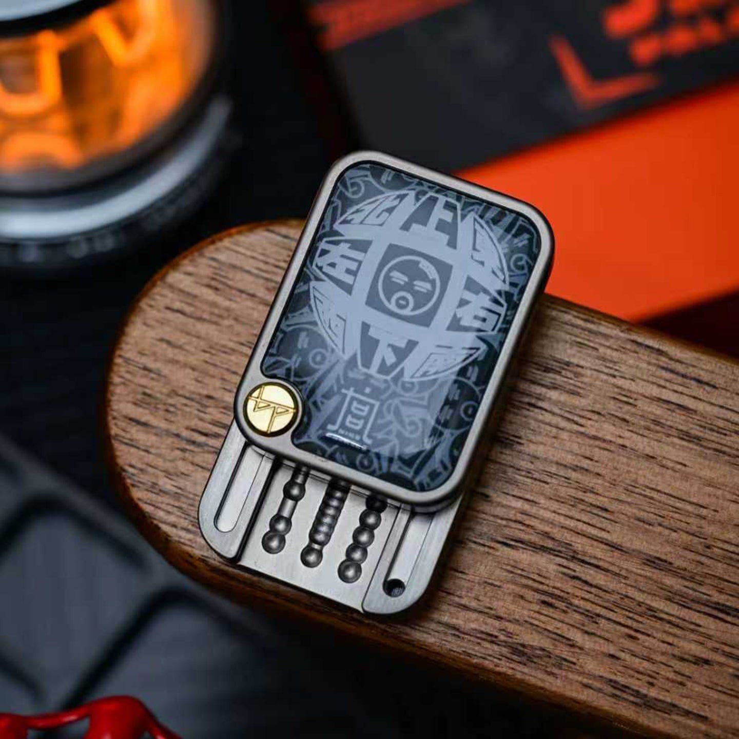 Mechanical Slider – BPMods Nine-grid | Stainless Steel Zirconium Titanium PEI EDC Push Slider