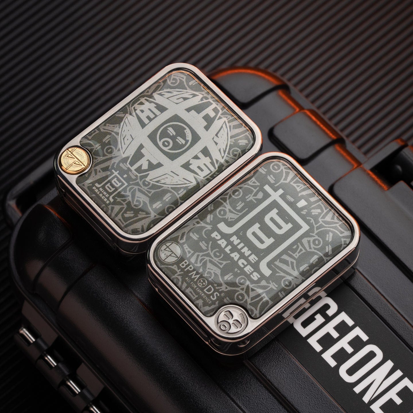 Mechanical Slider – BPMods Nine-grid | Stainless Steel Zirconium Titanium PEI EDC Push Slider