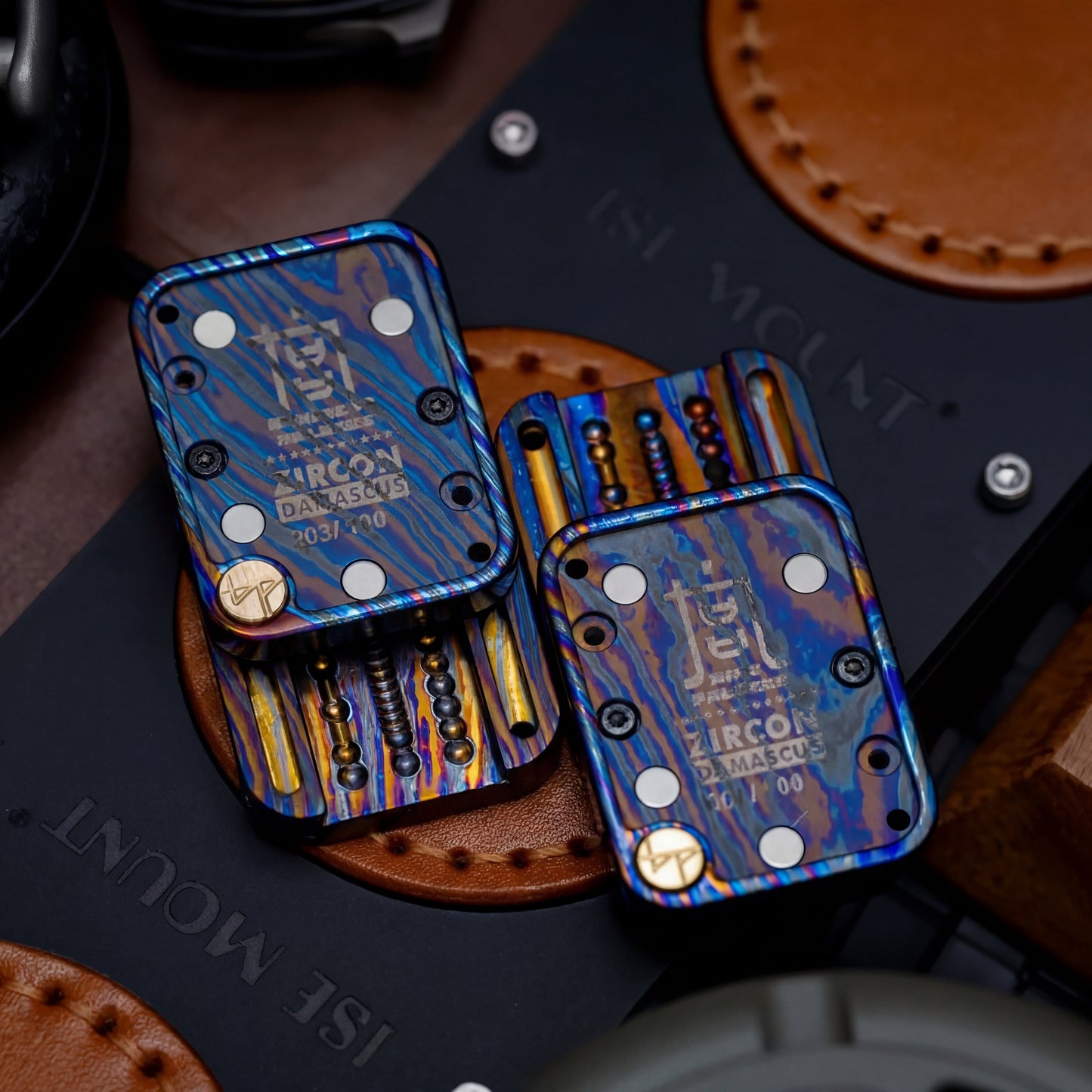 Mechanical Slider – BPMods Nine-grid | Stainless Steel Zirconium Titanium PEI EDC Push Slider