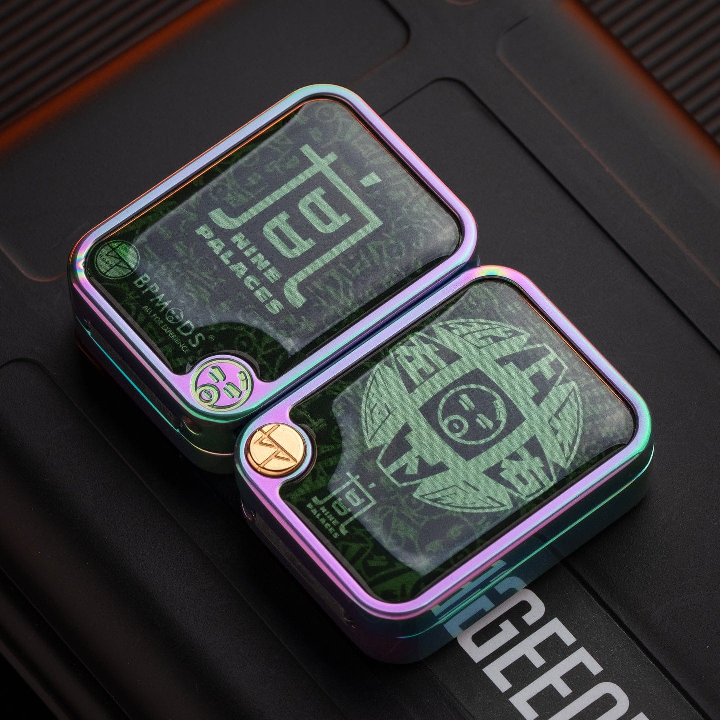 Mechanical Slider – BPMods Nine-grid | Stainless Steel Zirconium Titanium PEI EDC Push Slider